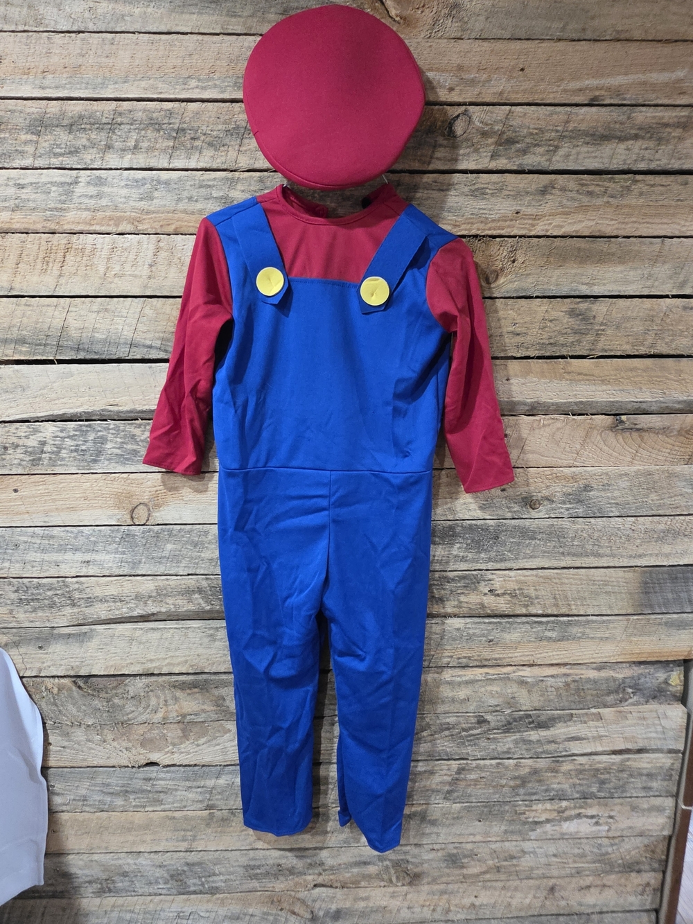 Nintendo Classic Red & Blue Hero Costume with Cap